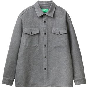 United Colors of Benetton Overhem, Grijs, XXL