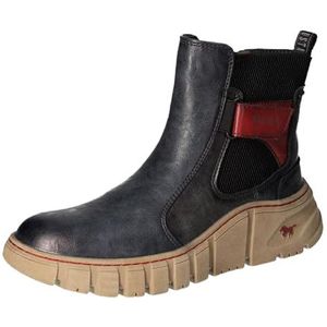 Mustang enkellaarzen voor dames 1499-603, grootte:41 EU, kleur:Blauw