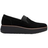 Clarks - Zylah Sky - Leren Schoenen - Zwart - Casual