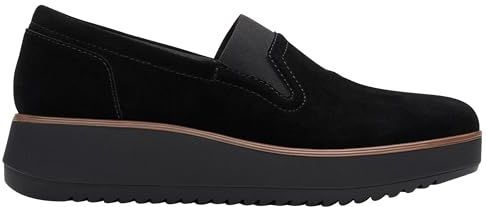 Clarks - Zylah Sky - Leren Schoenen - Zwart - Casual