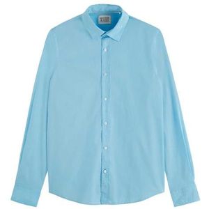 Essential Poplin Shirt, Blue Lagoon 3558, XL