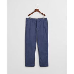 GANT REG CHINOS, Marineblauw (Dusty Navy), 30W x 32L