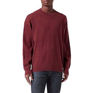 HUGO Heren sweater Knitted_Sweater, Dark Brown205, S