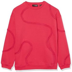 Desigual meisjes inida trui sweater, roze, L (134-152 cm)