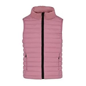 ECOALF, Cardiffalf Meisjesvest van gerecycled polyester met opstaande kraag, Fellex-vulling, ultralicht en comfortabel, vest voor meisjes, Roze, 14 Jaren