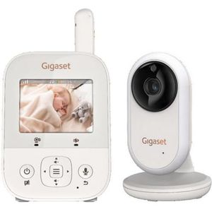 Gigaset - Baby 300 - Video-babyfoon - Cream White/Warm Grey - 2,8 inch LCD-scherm