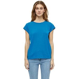 Minus Dames Leti ronde hals cap mouw blauw T-shirts UK | Herfst T-shirt | Maat XL, 1202 Ocean Blauw, XS