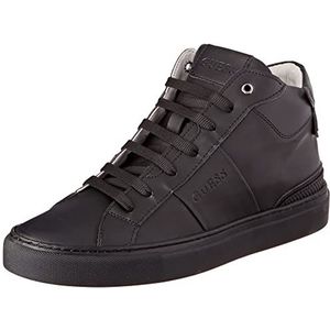 GUESS Todi Mid Carryver herensneakers, Zwart, 42 EU