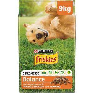 Purina Friskies Balance voor honden met kip, rundvlees en groenten 9 kg