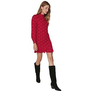 Trendyol Jurk - Rood - Skater, Rood, 60