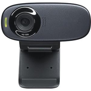HD webcam 1280 x 768 met audio, USB 2.0-aansluiting, ideaal voor videoconferenties en streaming in hoge kwaliteit.