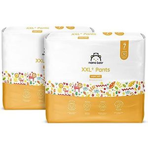 Amazon-merk Mama Bear Maxi inlegluiers maat 7 (16 kg), 2-pack (2x32 stuks)