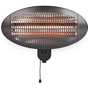 Home It® Infrarood terrasverwarmer voor wandmontage, 2000 W, 3 standen, spatwaterdicht, eenvoudig te bedienen