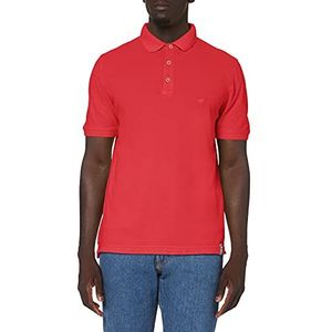 camel active Heren Camel Active H-polos 1/2 mouw Poloshirt, Rood (Red Los 44), S