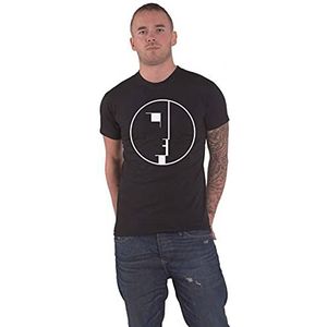 Plastic Head Bauhaus Logo T-shirt met korte mouwen voor heren, zwart (zwart/zwart), S