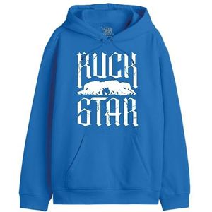 Republic Of California Ruck Star UXREPCZSW031 Sweatshirt voor heren, koningsblauw, maat XS, Koninklijk, M
