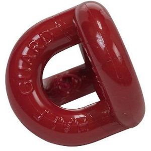 Sport Fucker - Half Guard Cock Ring - Cockring met testikel verdeler - diameter 45 mm - rood