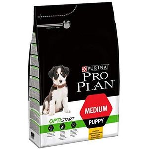 PURINA PRO PLAN Medium Puppy puppy voer droog met OptiSTART, rijk aan kip, per stuk verpakt (1 x 3 kg)