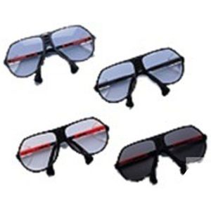 neoLab 2-3404 UV-veiligheidsbril Sportstyle, frame zwart/rood, ruiten grijs