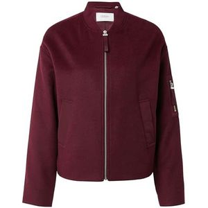 comma - Outdoor-Jack - Wolblend - Korte Lengte - Geborstelde Flanelstof