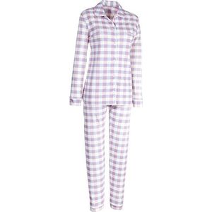 Schiesser dames tweedelige pyjama lang, 1/1 arm