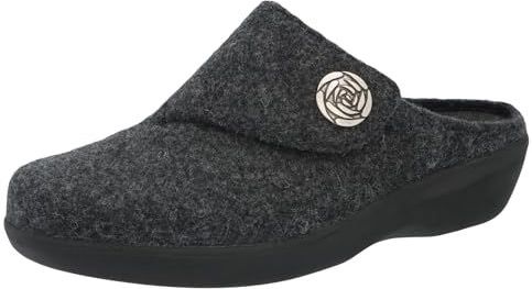 Berkemann - Teresa - Pantoffels - Donkergrijs - Dames