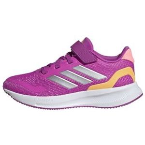 adidas Runfalcon 5 schoenen voor kinderen, lage schoenen zonder voetbal, Purple Burst/Silver Met./Semi Spark, 21 EU, Paars/Zilver (Purst Silver Met Semi Spark), 21 EU