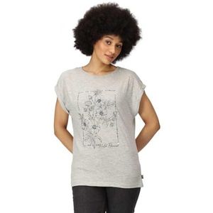 Regatta Womens Roselynn Storm grijs mergel wilde bloem 10