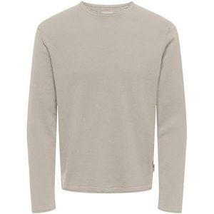 ONSGORDON RLX 12 LS Crew NOOS, Zilvervoering., L