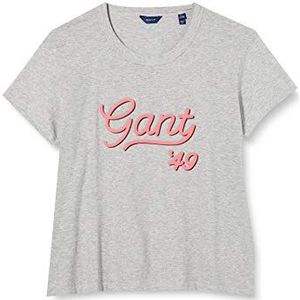 GANT T-shirt voor jongens, lichtgrijs gem., 170 cm