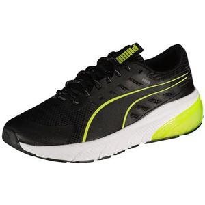 PUMA Unisex's Cell Glare Road Running Schoen, Puma Zwarte Limoen Pow, 44 EU