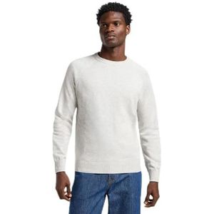 Lee - Clean Raglan Sweater - Sharp Grey Mele - Trui - 100% Katoen