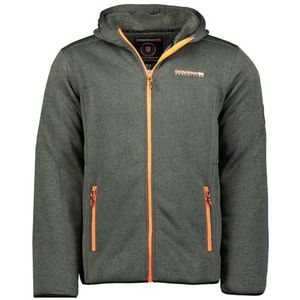 Geographical Norway Trombone Heren Dikke Fleece Warme Ritssluiting - Sweatjack Winter Warm Heren Zacht - Sweatshirt met Lange Mouwen - Ideaal Herfst Winter (Donkergrijs XL), Donkergrijs, XL