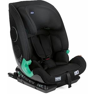 Chicco My Seat i-Size Isofix Autostoel voor kinderen van 76 tot 150 cm, voor baby's van 15 maanden tot 12 jaar, groep 1, 2, 3, verstelbare hoofdsteun en zijdelingse bescherming, zwart