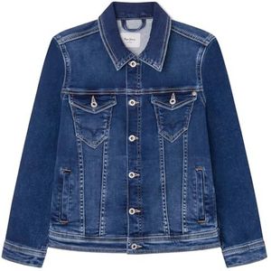 Pepe Jeans Legendary Jr Jas voor jongens, blauw (denim-MK6), 14 jaar, blauw (denim-MK6), 14 Jaar