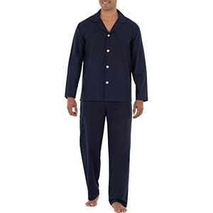 Fruit of the Loom heren pyjamasets, Donkerblauw, S