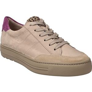 Paul Green S.Suede/M.Calf Sneakers voor dames, ivoor/lavendel, 37 EU, ivory lavendel, 37 EU