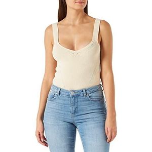 Morgan Tanktop voor dames, gebreid, UNI 221-MGOLA, ivoor, M
