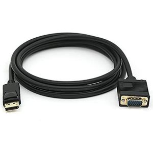 Equip DisplayPort 119338 DisplayPort Male naar VGA (HD15) mannelijke kabel/2.0m/zwart