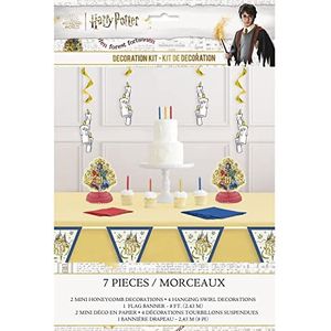 Warner Bros. 23569 - Harry Potter Feestversieringsset - 7 Stuks (Pak van 1)