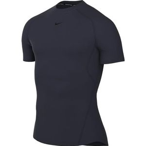 Nike FB7932-451 M NP DF Tight Top SS shirt met lange mouwen heren obsidiaan/zwart maat 2XL