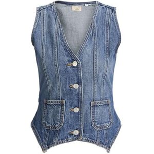 Jack & Jones - Jxfaiza - Denim Gilet - Blauw