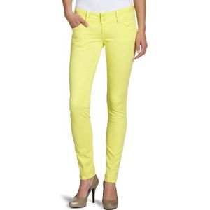 Cross Jeans Dames Jeans Normale tailleband, P 481-495 / Melissa, Geel (yellow), 30W x 32L