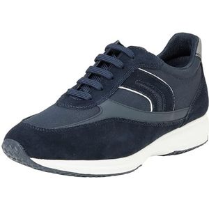 Geox Uomo Happy A Sneakers voor heren, marineblauw, 45 EU, Donkerblauw, 45 EU