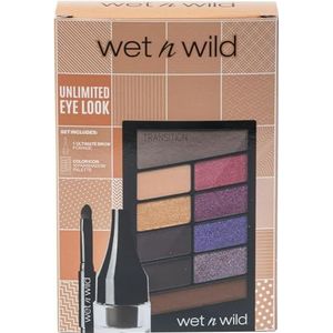 Wet n Wild Ultimate Eye Look Set, Make-up Set met Langdurige Wenkbrauw Pomade & Color Icon 10 Pan Oogschaduw Palet, Romige Pomade en Hoog-Gepigmenteerde Oogschaduw voor Intense Mengbare Looks