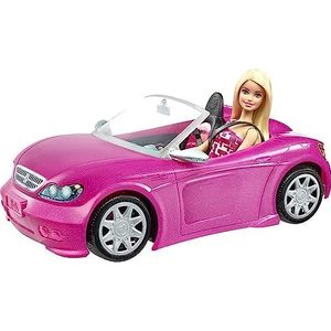 Barbie Mattel DJR55 - Glam Cabrio en pop, Roze