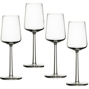 Iittala Essence - Wijnglazen Witte Wijn – Vaatwasserbestendig - Transparant - 33 cl – Set van 4 Glazen