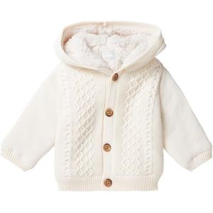 Noppies Baby Uniseks babycardigan Topeka lange mouwen gebreide jas, Butter Cream - P959, 56 cm