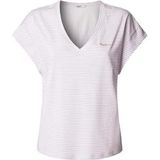 Pepe Jeans - Andy - T-shirt - Lila/Wit - V-hals - Kwartmouw