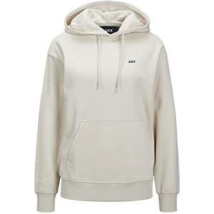 JACK & JONES Jjxx Jxabbie Ls Rel Every Brush Hood Noos capuchontrui, Moonbeam/print: zwart Jjxx logo, M